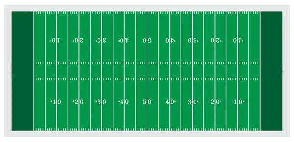 Football Field — Stock Vector