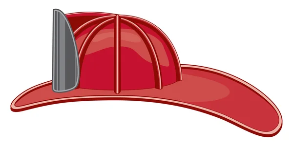 Casco de bombero vintage o sombrero de bombero — Archivo Imágenes Vectoriales