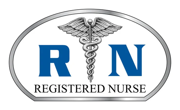 Registered Nurse Graphic Ist Eine Illustration Eines Eingetragenen Krankenschwester Designs — Stockvektor