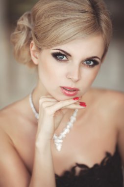 Restoran güzel seksi kadın