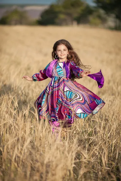 Llittle girl dancing Royalty Free Stock Images