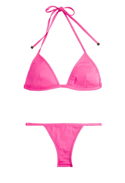 Neonpinkfarbener Bikini — Stockfoto