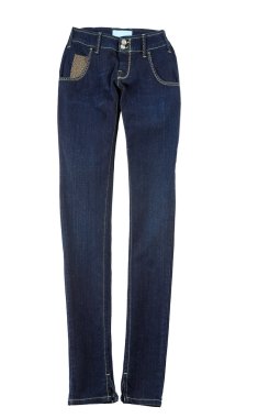Mavi jeans ile altın nuggets