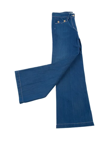 Olifant bell blue jeans — Stockfoto