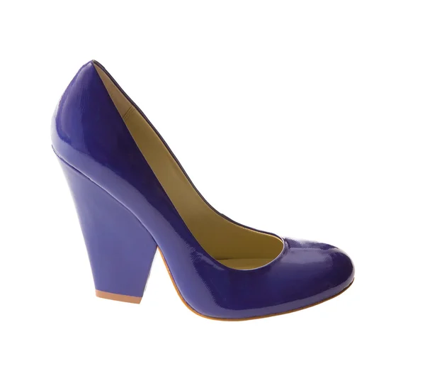 Blue high heel — Stock Photo, Image