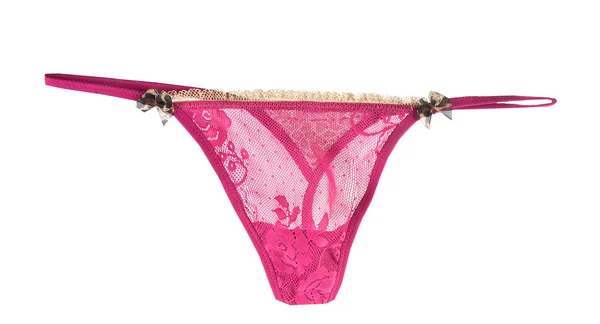 Pink thong with bows — Stock Photo, Image