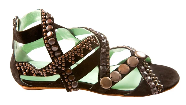 Studded leather roman sandal — Stock Photo, Image