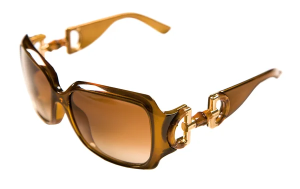Karamel renk rimmed güneş gözlüğü — Stok fotoğraf