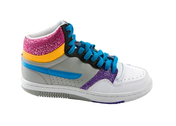 Zapatos de baloncesto coloridos Imagen de stock