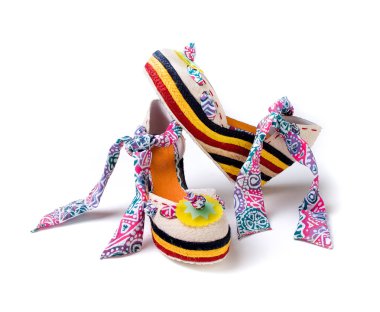 etnik kama topuklu bandana bilek askısı ile monte