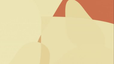 Kahverengiden sarı damlalara geçişin soyut arka planı. 3d oluşturulabilir döngü