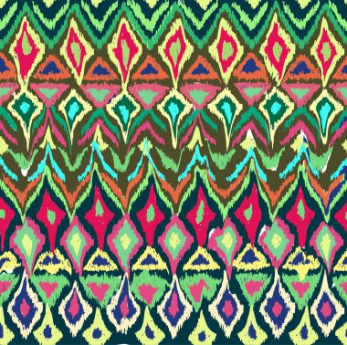 Seamless pattern in aztec style clipart