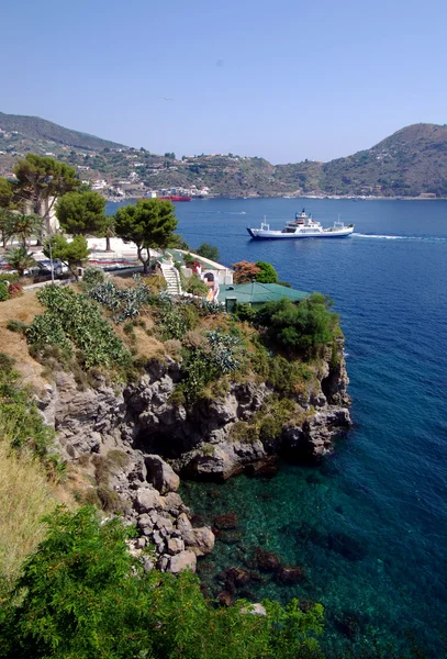 Ilha de Lipari, Ilhas Eólias, Sicília, Itália — Fotografia de Stock