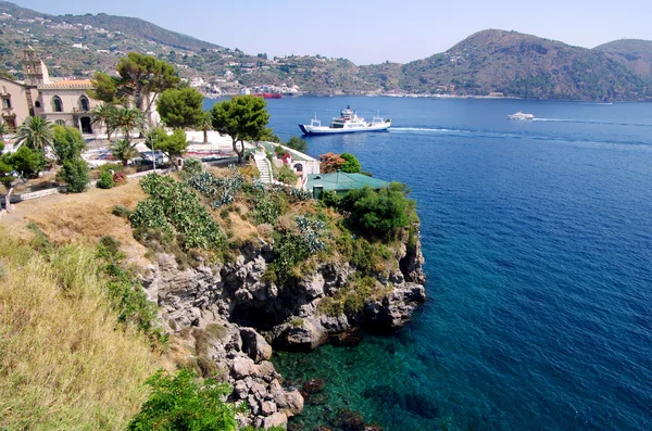 Ilha de Lipari, Ilhas Eólias, Sicília, Itália — Fotografia de Stock