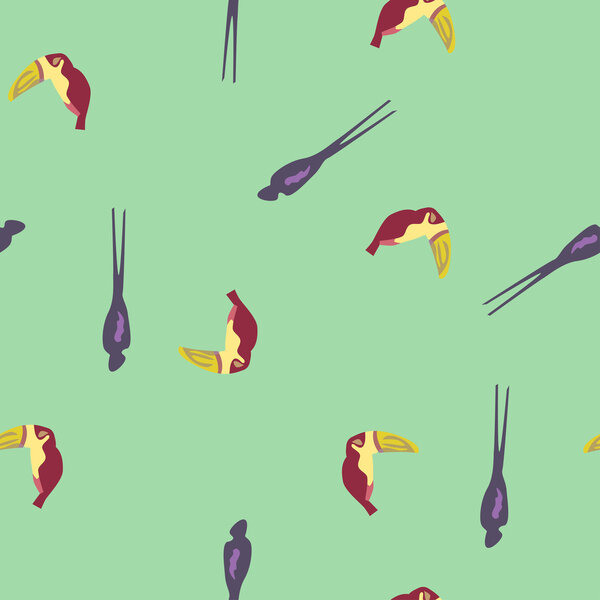 векторный фон с птицами
