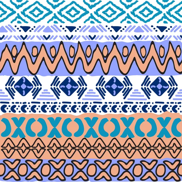 Seamless pattern in aztec style — Stock Vector