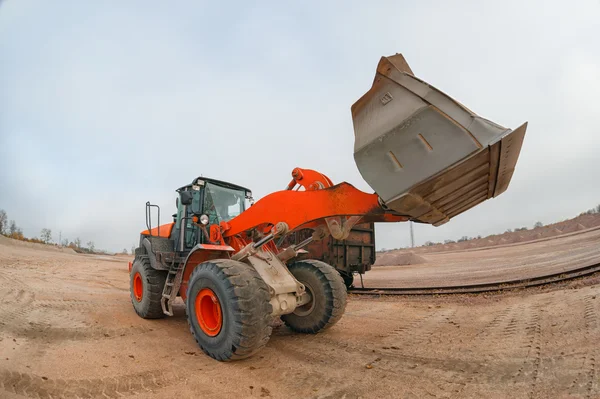 Construção pesada bulldozer pedreira, carro Fotos De Bancos De Imagens