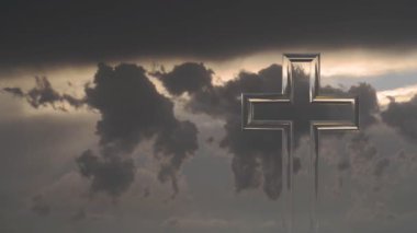 arka plan bulut Hristiyan çarmıhta