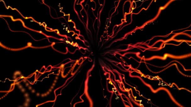 Medusas de fondo animado 3d abstracto — Vídeo de stock