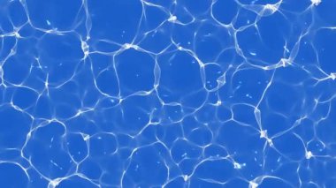 Dalgalar ve nedenlerle mavi deniz yüzeyi