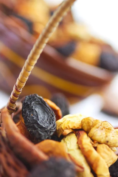 Dried fruits and nuts — Stock Photo, Image