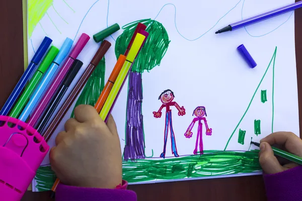 Disegno per bambini — Foto Stock