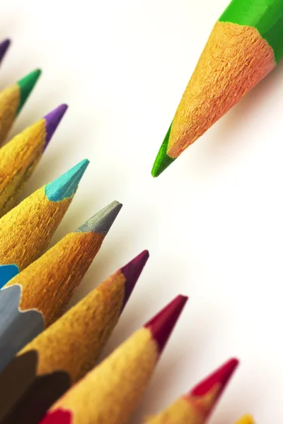 Crayons colorés isolés — Photo