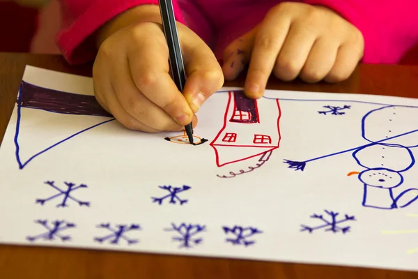 Kinderzeichnung — Stockfoto