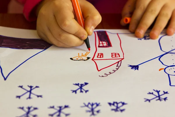 Desenho infantil — Fotografia de Stock