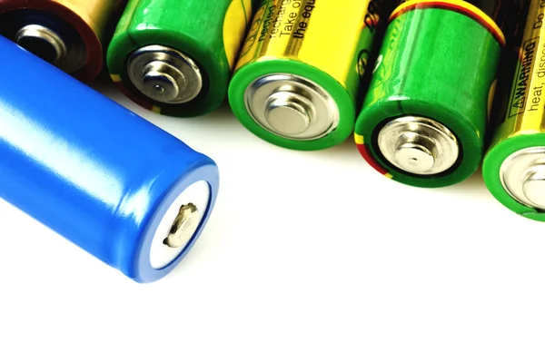 Coleta de baterias — Fotografia de Stock