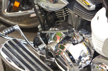 parlak motosiklet motoru