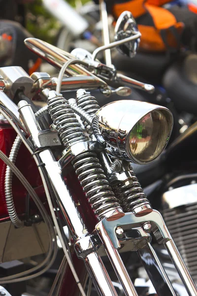 Front of motorcycle — Stock Photo, Image