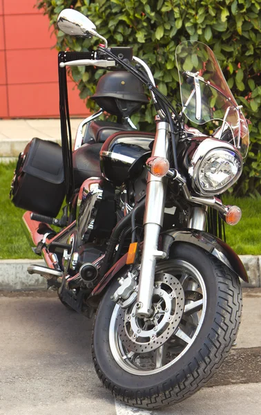 Vista frontal de motocicleta — Foto de Stock