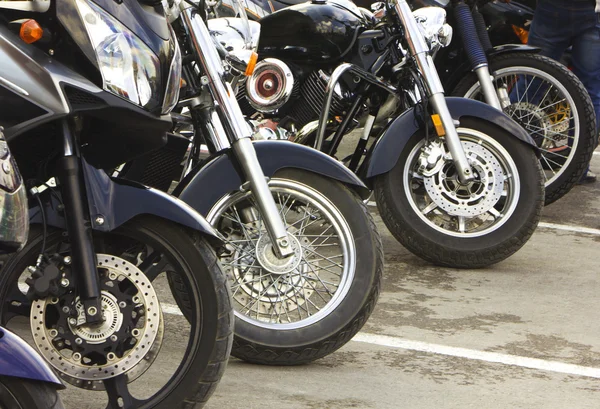 Front motorcycles wheels — Stock Photo, Image