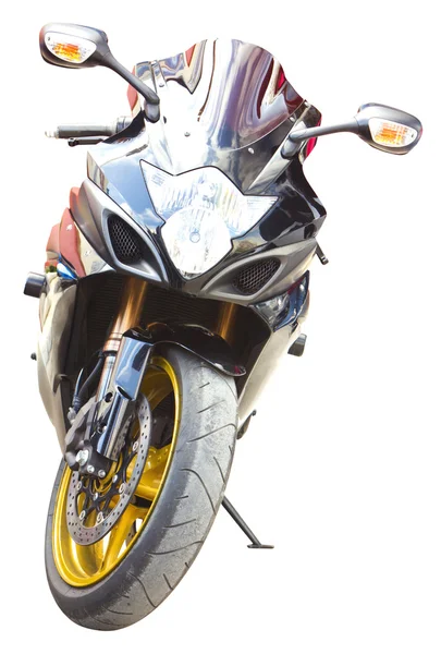 Motocykl na białym tle — Zdjęcie stockowe