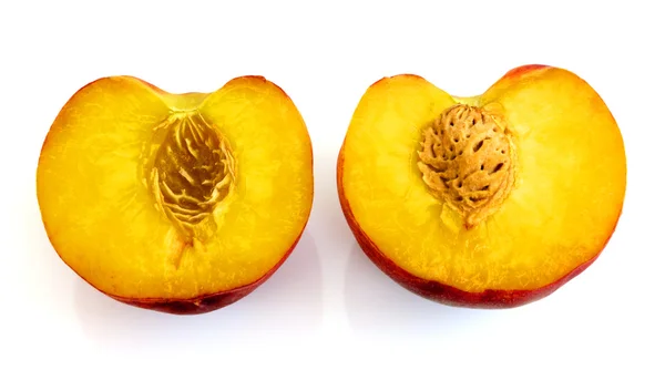 Peaches isolated — Stock Photo, Image