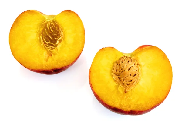 Peaches isolated — Stock Photo, Image