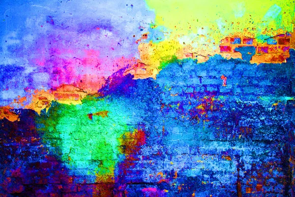 soyut graffitti duvar