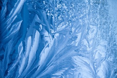 Frost güzel kış arka plan çizer