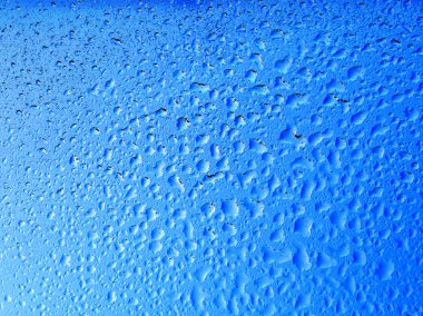 Taze nemli ıslak mavi arka plan