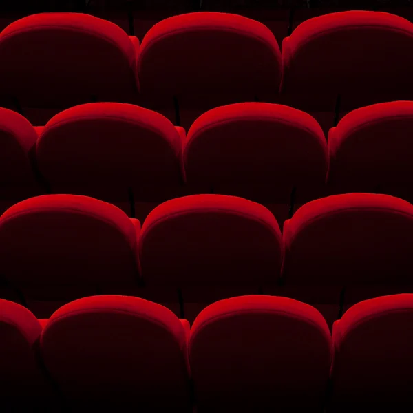 Assentos de cinema ou teatro — Fotografia de Stock