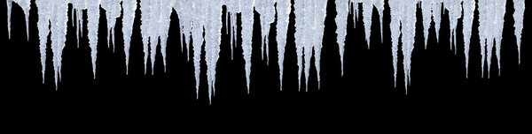 сосульки черного цвета с фонограммой, которую нужно скопировать для вашего проекта
