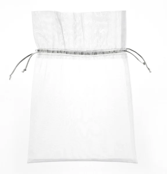 Empty textile bag isolated — Stock Photo, Image