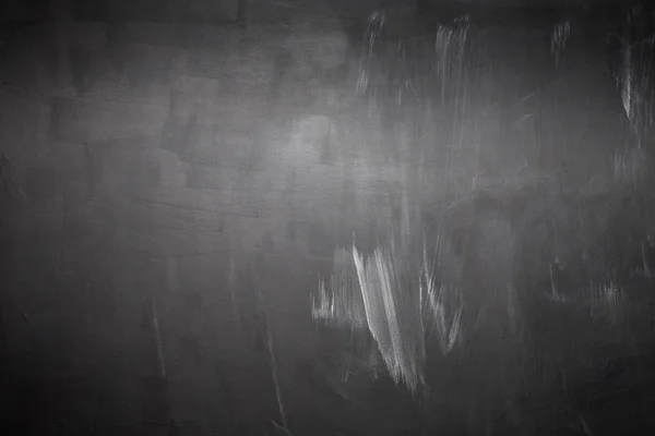 Siyah boş okul kirli tebeşir tahtası — Stok fotoğraf