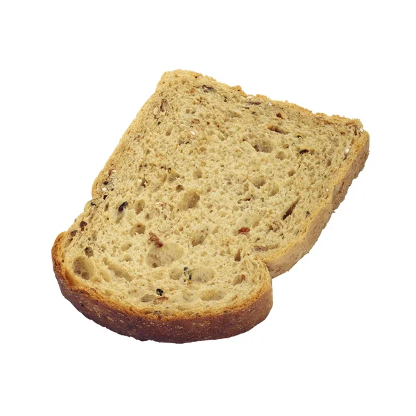 Slice of brown bread — Stock Photo, Image