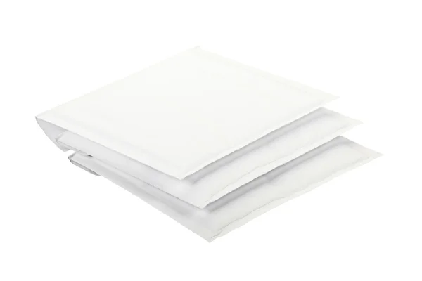 Beyaz yastıklı zarfları.