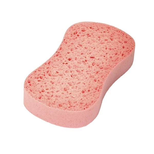 Pink cleaning sponge — Stock Photo, Image