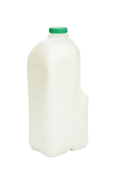 Jarra de galón de leche fría de vaca Fotos De Stock