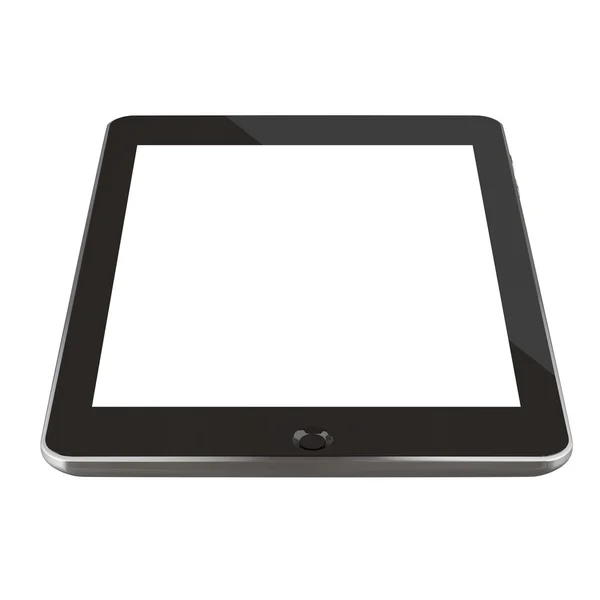 Tablet de computador (renderização 3D com tela em branco ) — Fotografia de Stock