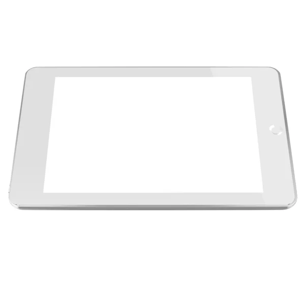 Beyaz bilgisayar tablet. — Stok fotoğraf